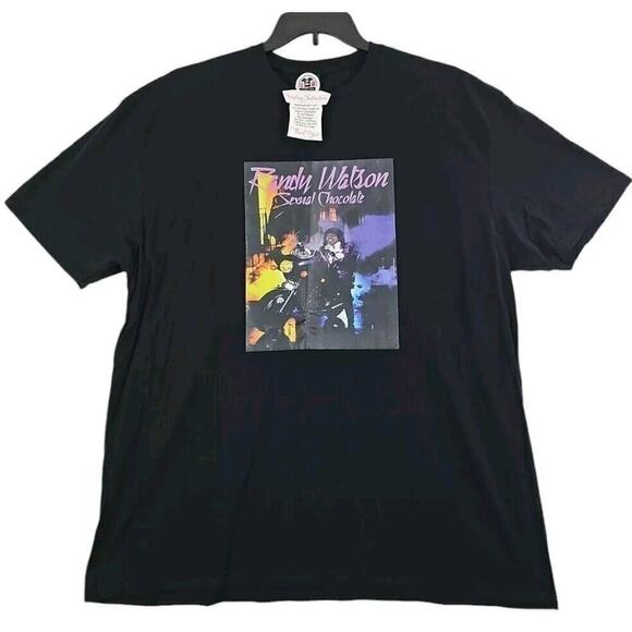 Sexual Chocolate Randy Watson Black Basic Men's T-Shirt Size 2XL/2TG Cotton NEW - Picture 1 of 9